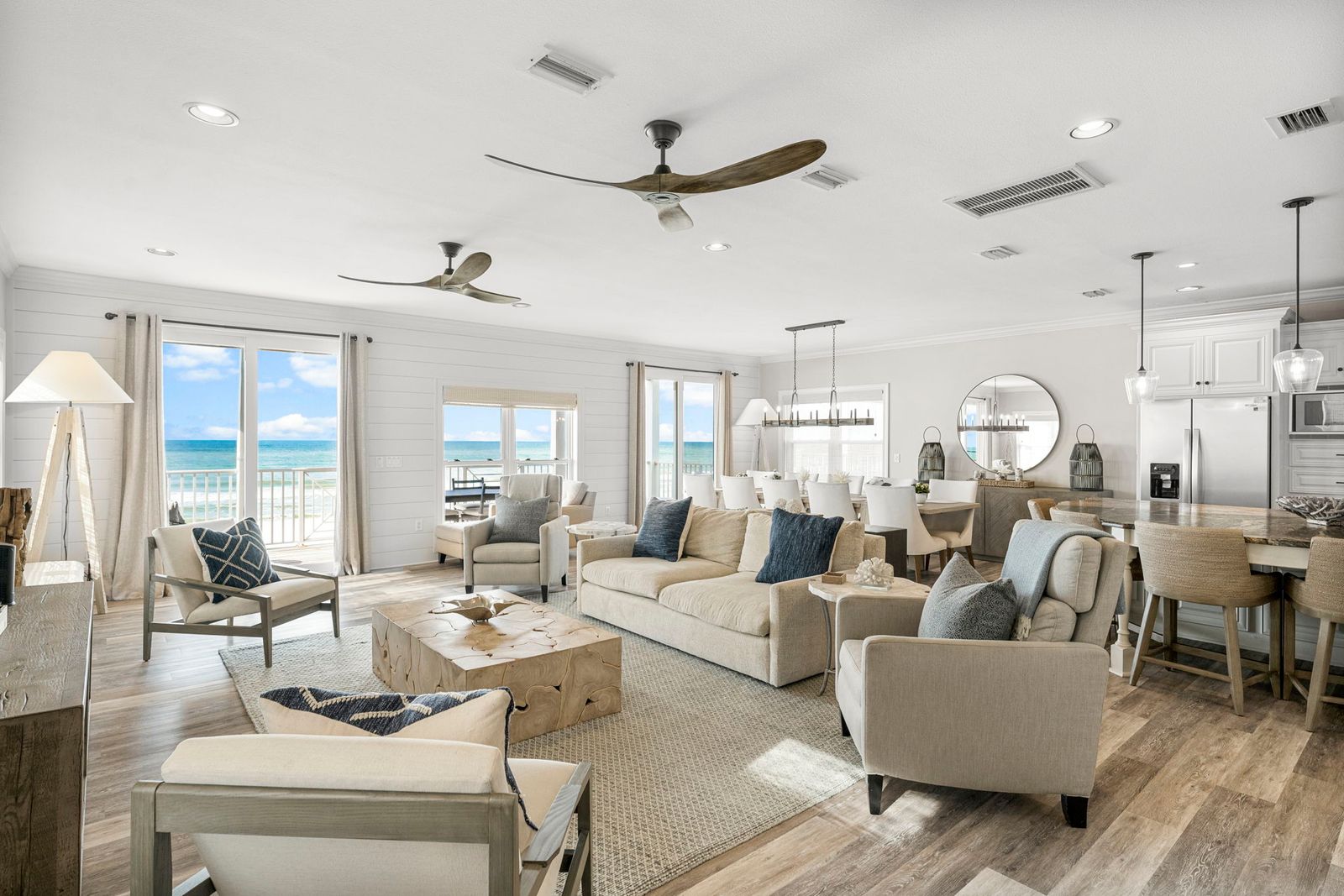 Gulf view from living room at Sunny Times Beach House in Cape San Blas