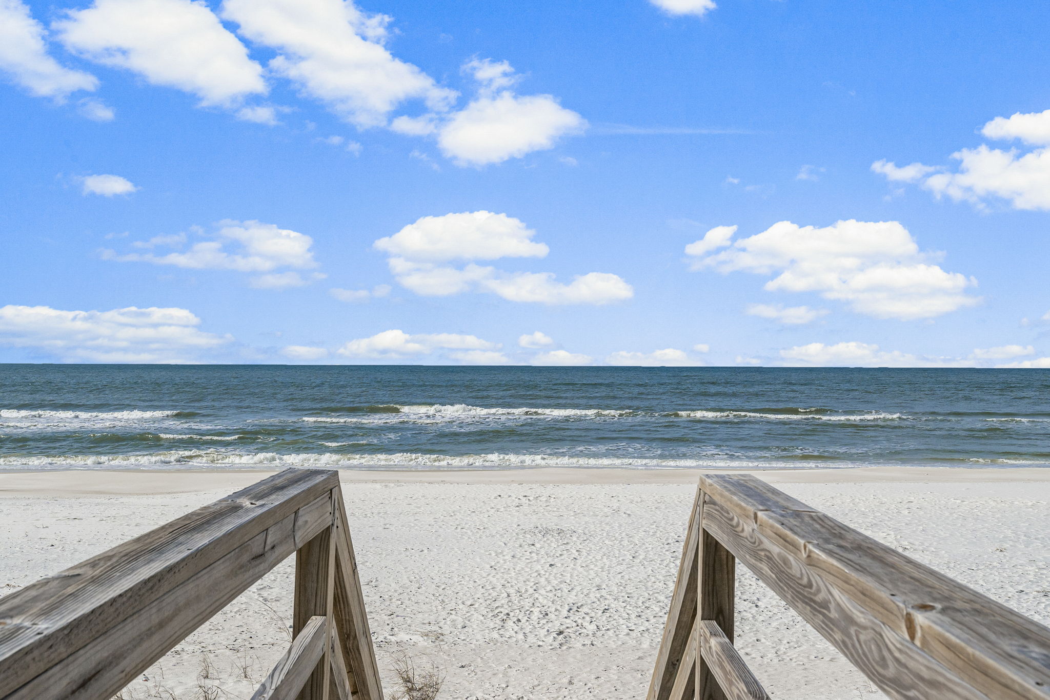 Private beach access at Sunny Times Beach House - pristine Gulf beach Cape San Blas Florida